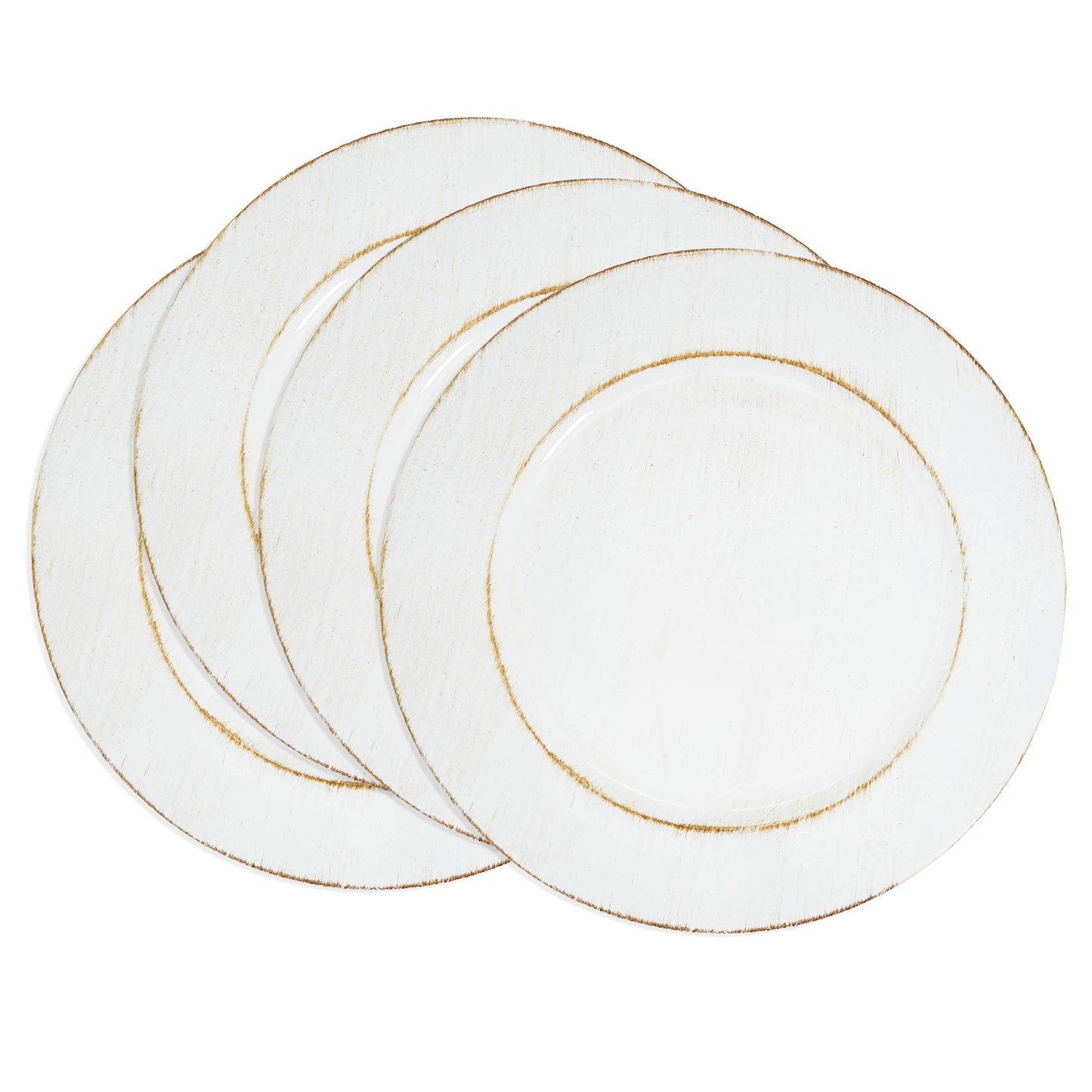 Vintage-Inspired Distressed Charger Plate