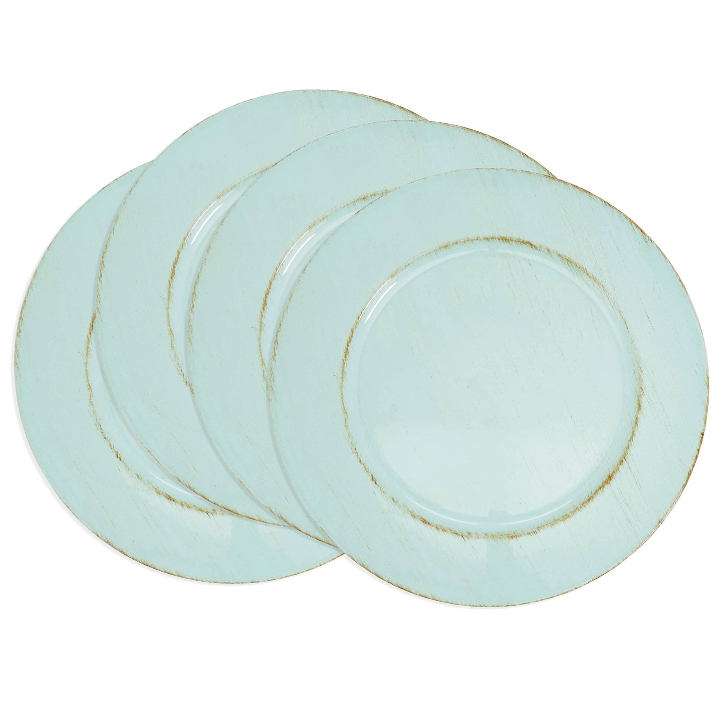 Vintage-Inspired Distressed Charger Plate