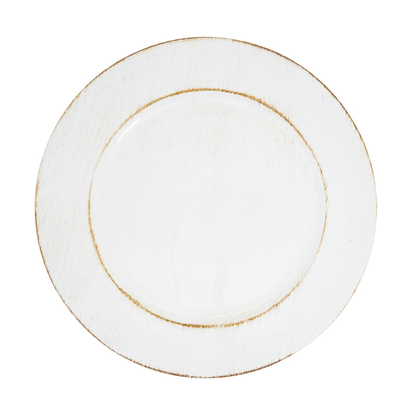 Vintage-Inspired Distressed Charger Plate