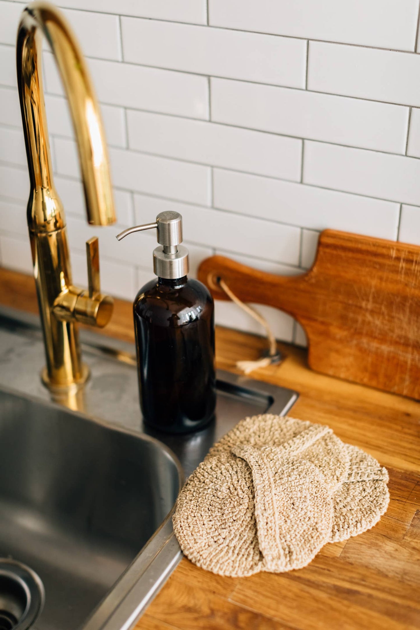 * Hemp Kitchen Scrubber Set