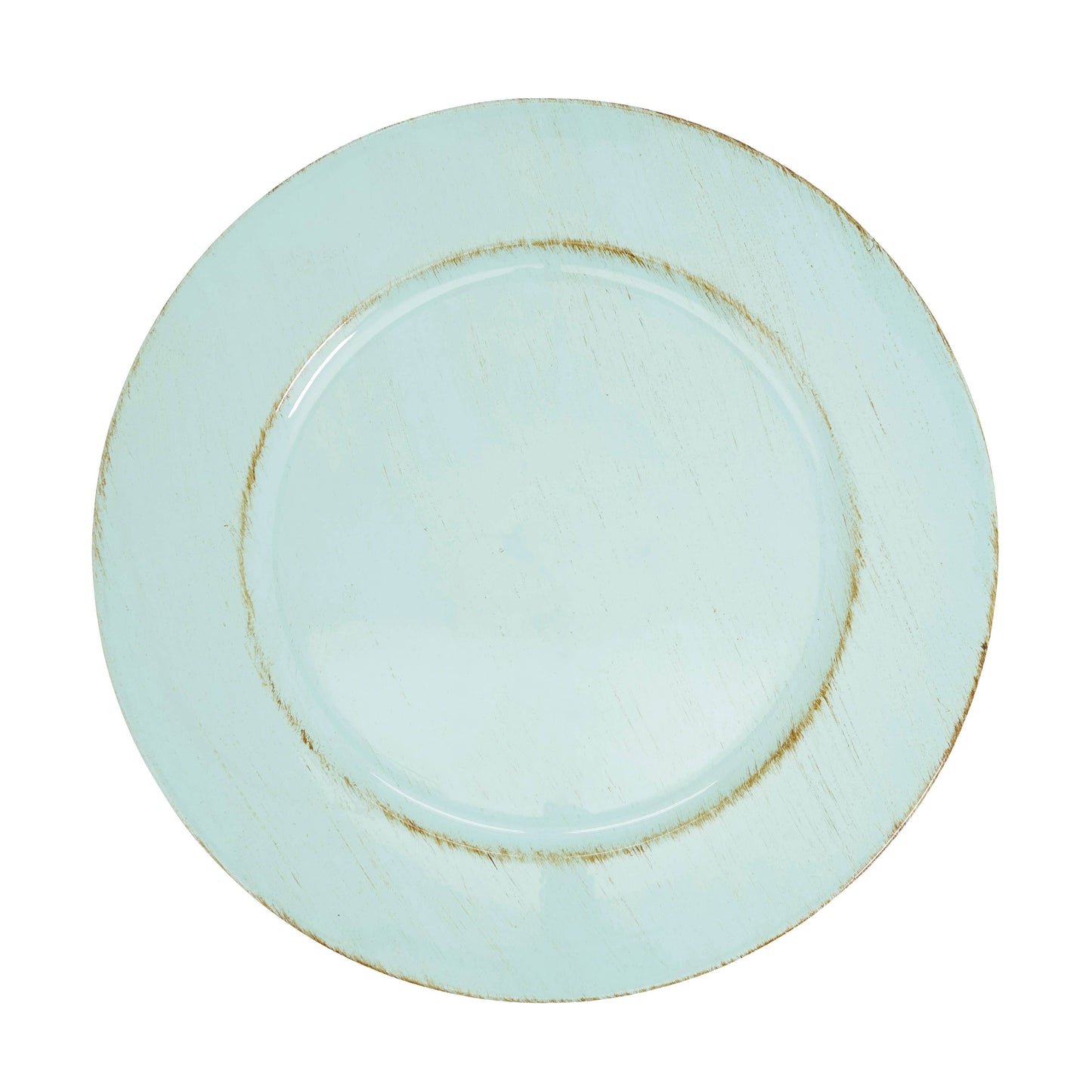 Vintage-Inspired Distressed Charger Plate