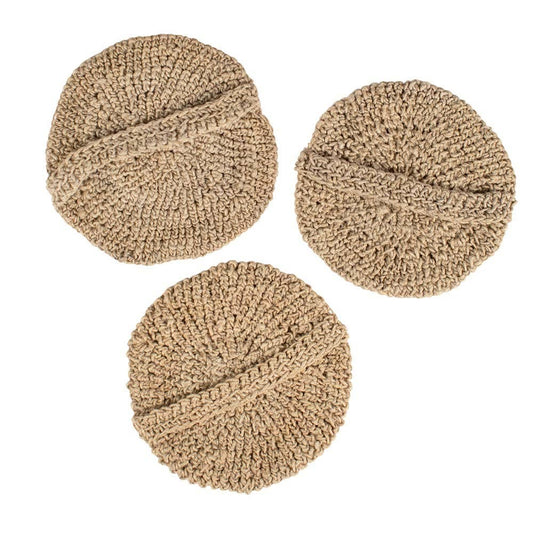 * Hemp Kitchen Scrubber Set