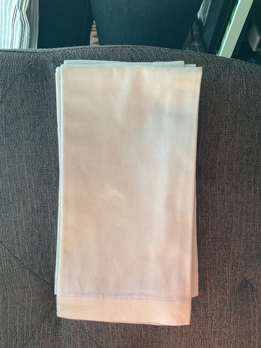 Baby blue vintage cotton napkins (set of 4)