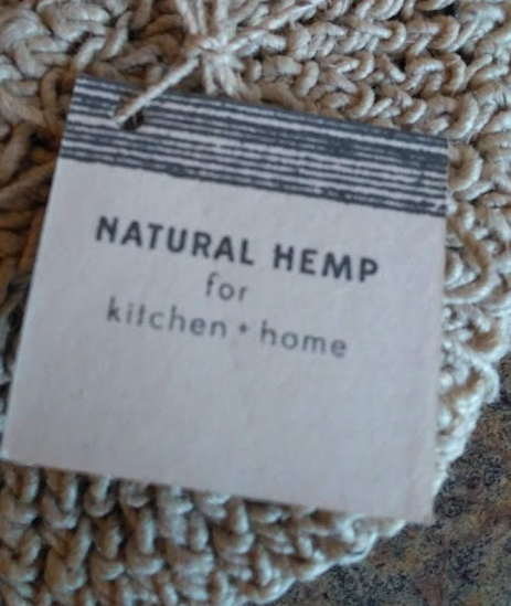* Hemp Kitchen Scrubber Set